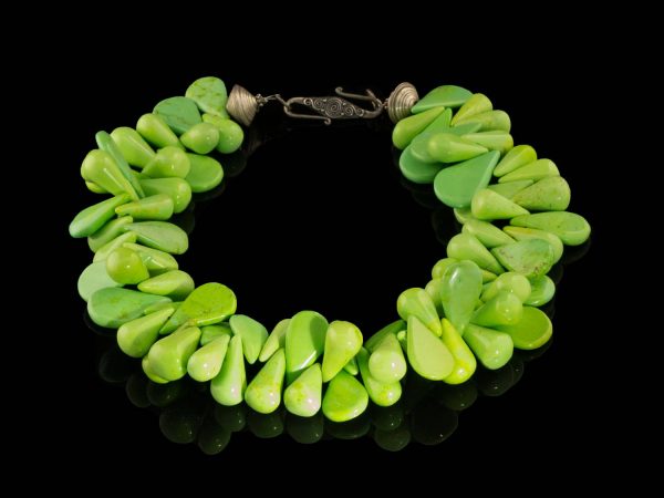 LimeGreenTurquoiseNecklace