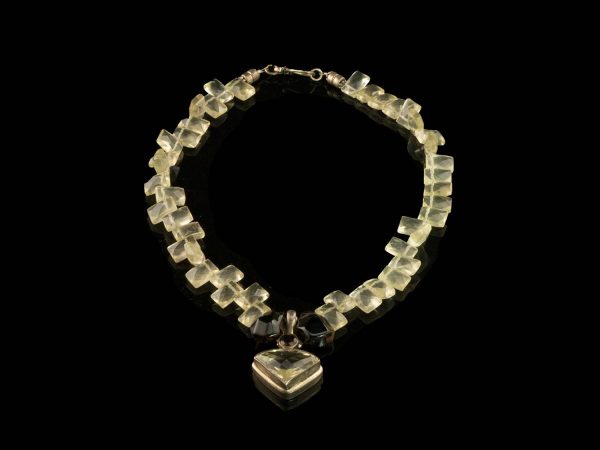 PeridotQuartzNecklace